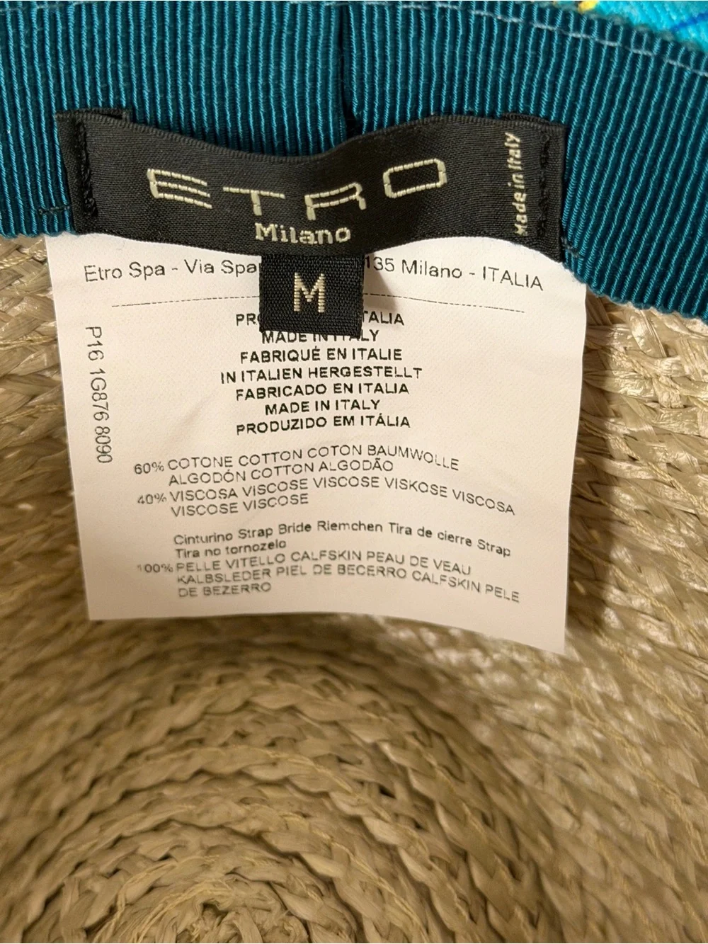 Etro Straw Summer Hat